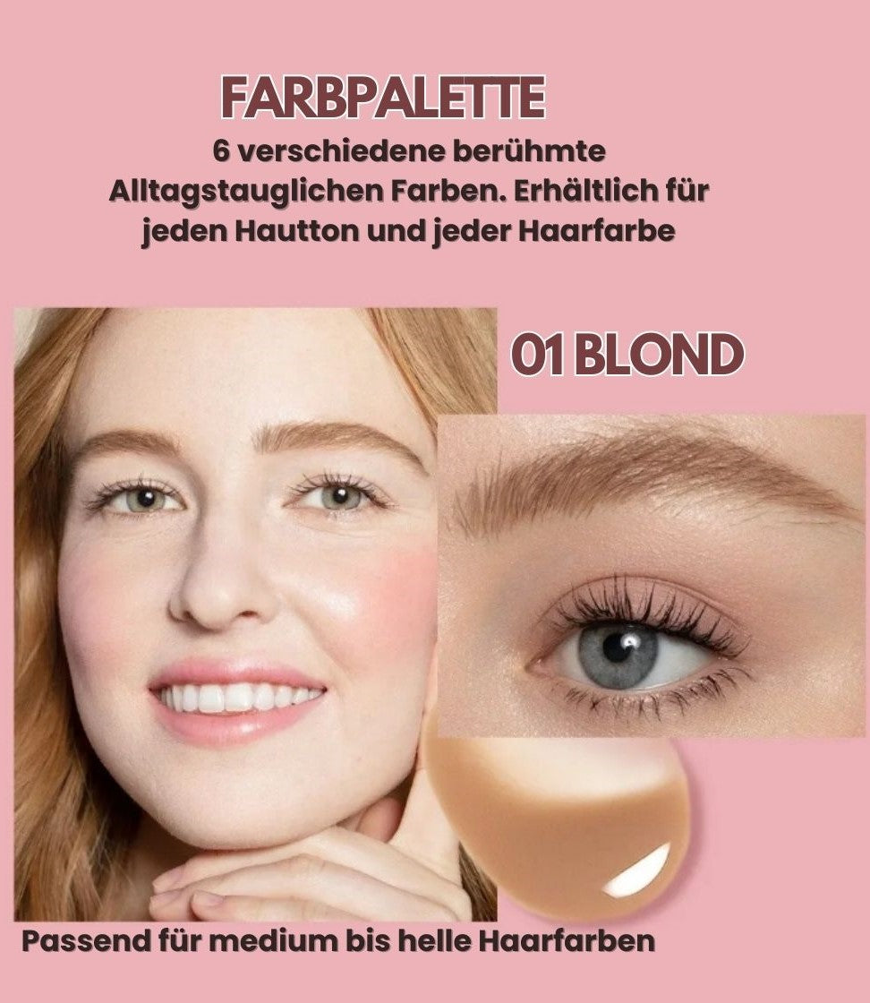 Der PerfectBrow Augenbrauenpinsel mit Farbe