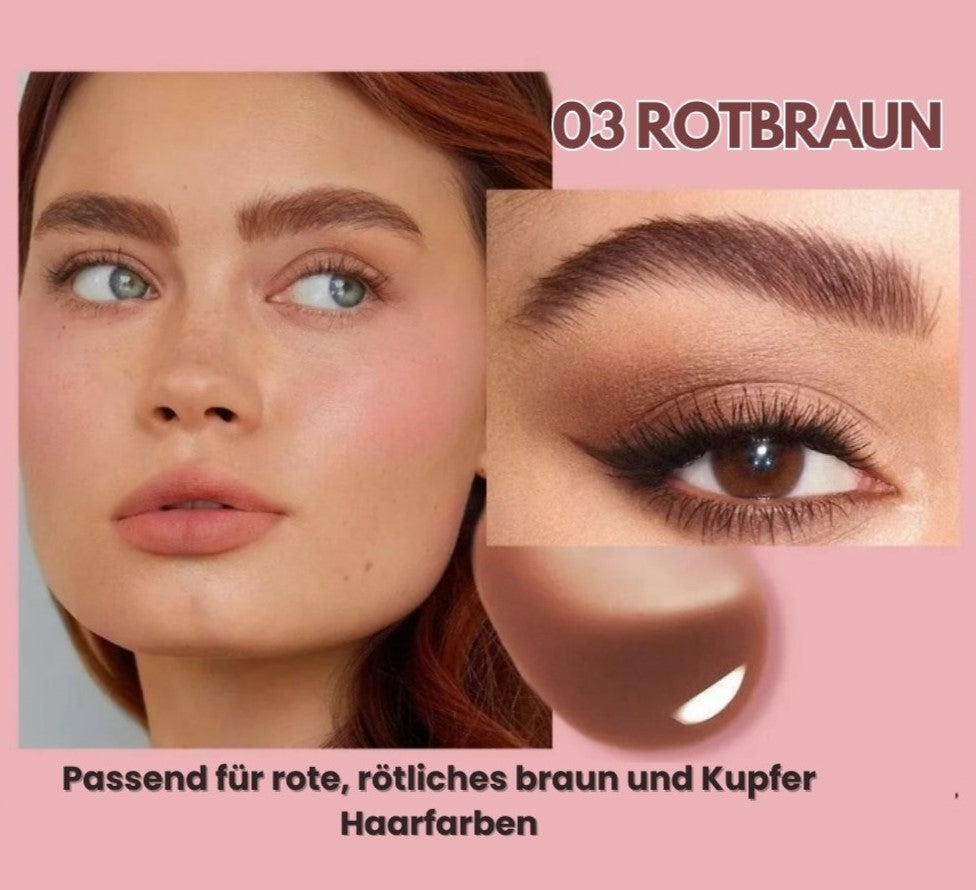 Der PerfectBrow Augenbrauenpinsel mit Farbe